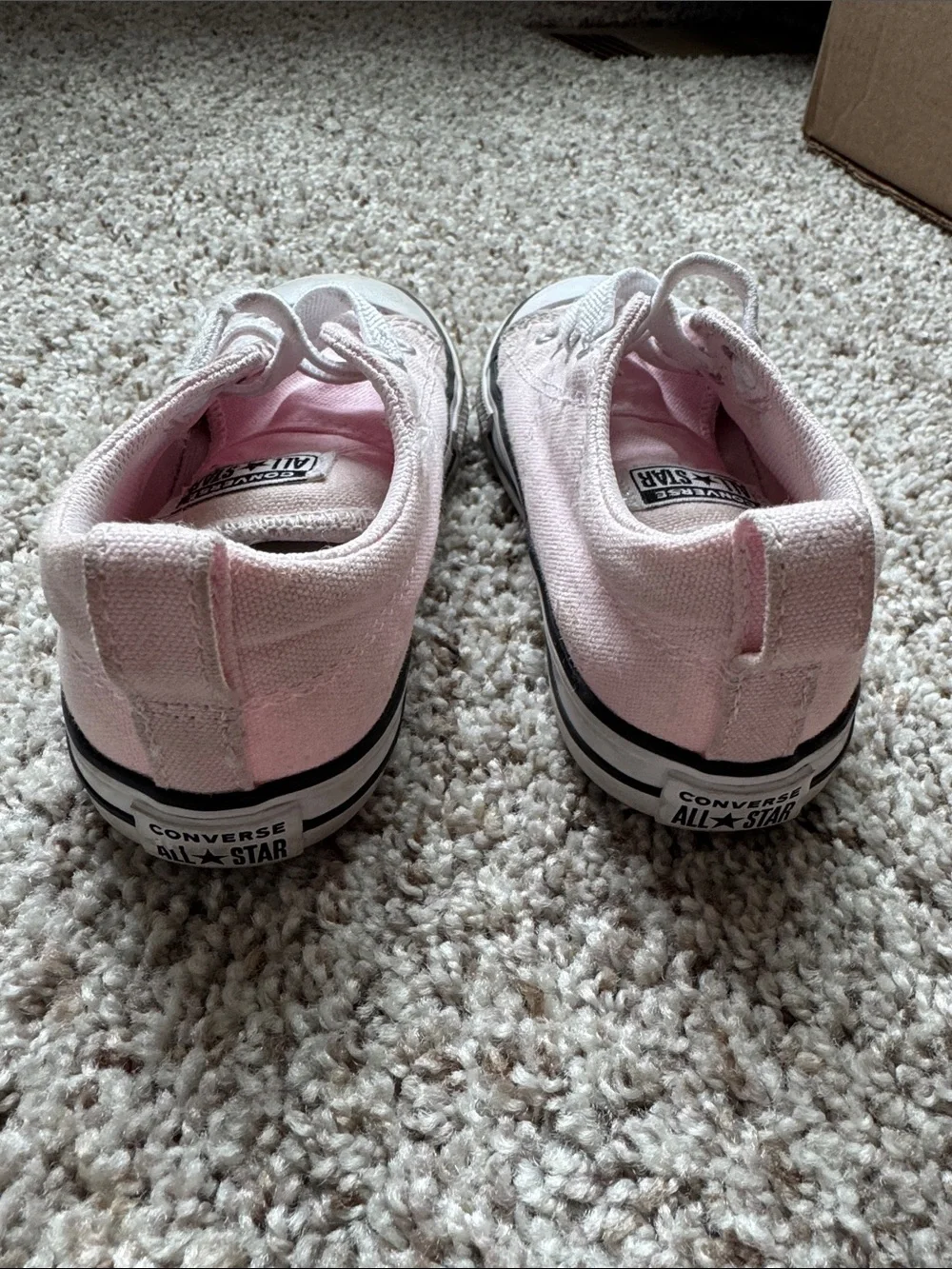 Converse Kids Canvas Sneakers in Pink and Tan